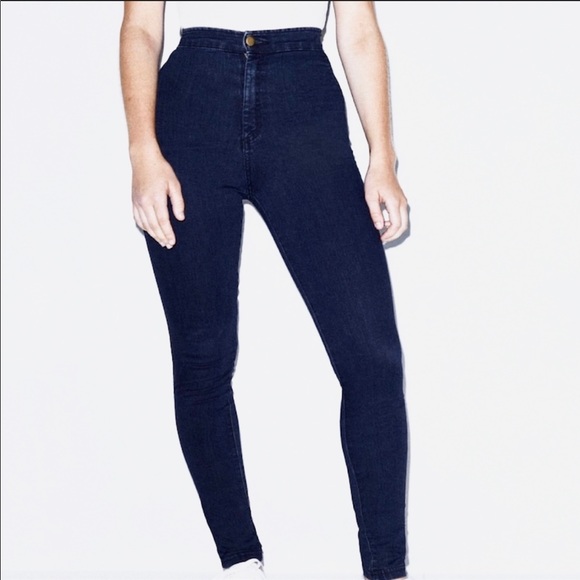 American Apparel EASY High Wasted Skinny Jeans - Picture 2 of 7